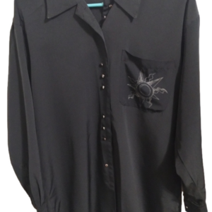 Puzzle by Tomboy Women's black shirt